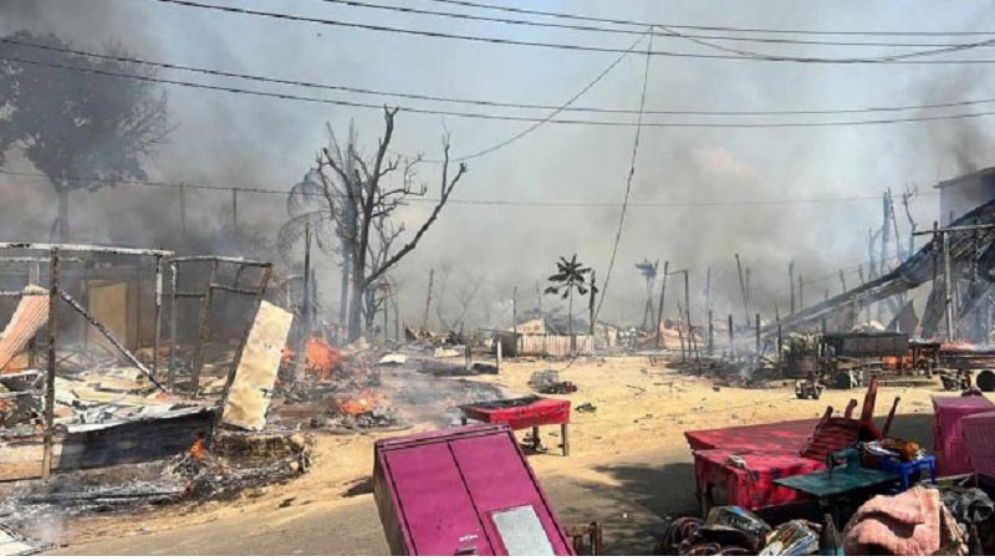 সাজেকে আগুনে পুড়েছে ৩০ রিসোর্ট