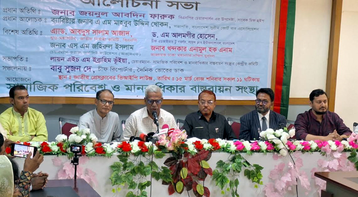 সংসদে হবে মূল সংস্কার: জয়নুল আবদিন ফারুক