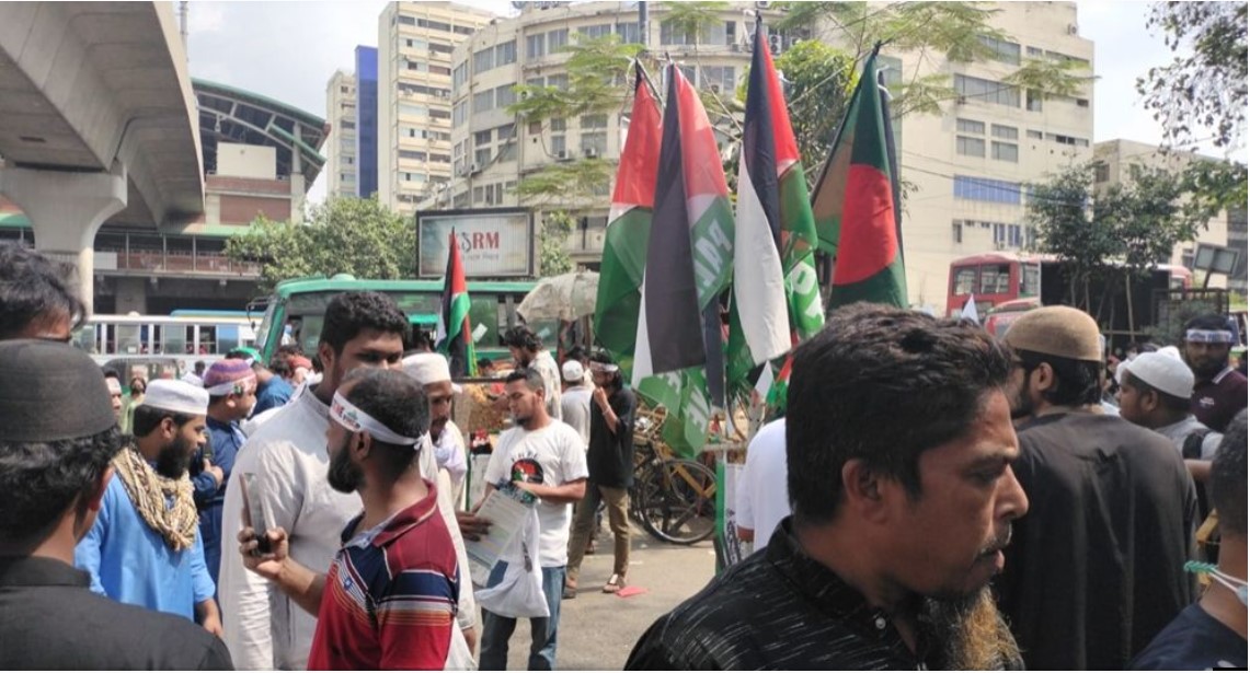 মার্চ ফর গাজা: প্রস্তুত সোহরাওয়ার্দী উদ্যান, আসছে  লাখো-মানুষ