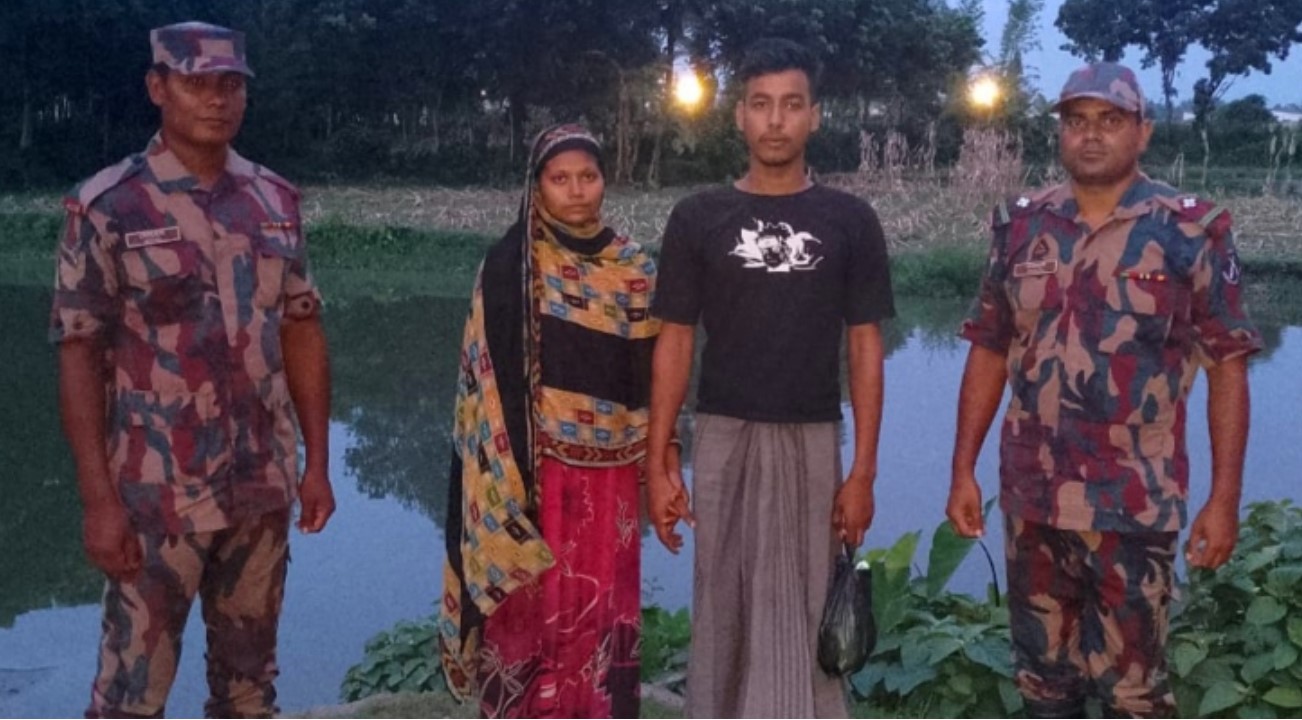 ঠাকুরগাঁও সীমান্তে ভারতীয় দম্পতিকে ফেরত পাঠালো বিজিবি 