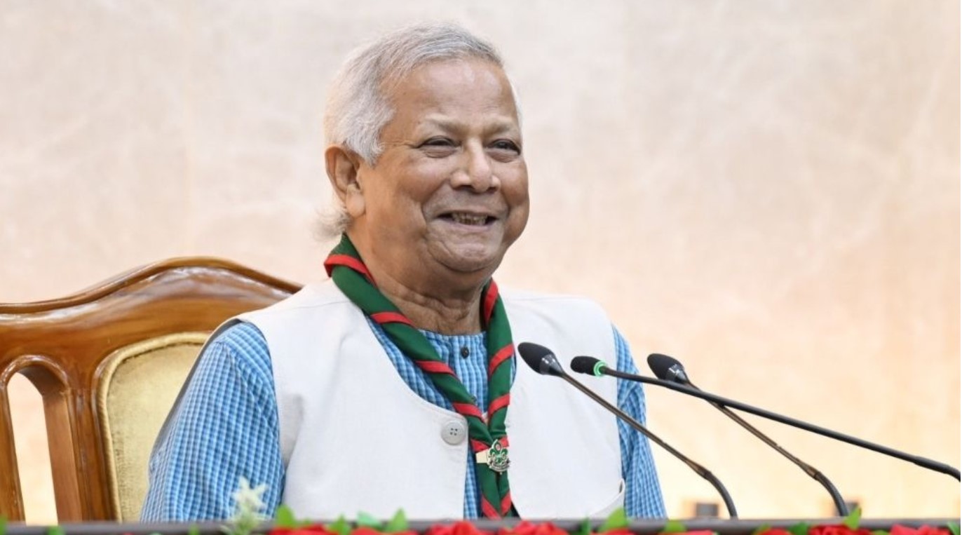 প্রধান উপদেষ্টা বিজয়ী স্কাউট সদস্যদের শাপলা কাব অ্যাওয়ার্ড দিলেন 