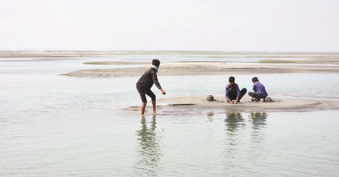 দেখে আসুন হরিরামপুরের পদ্মার চরের নয়নাভিরাম সৌন্দর্য