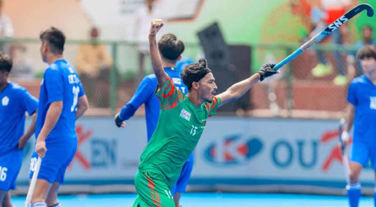 এশিয়া কাপ হকি: বড় জয়ে ঘুরে দাঁড়ালো বাংলাদেশ