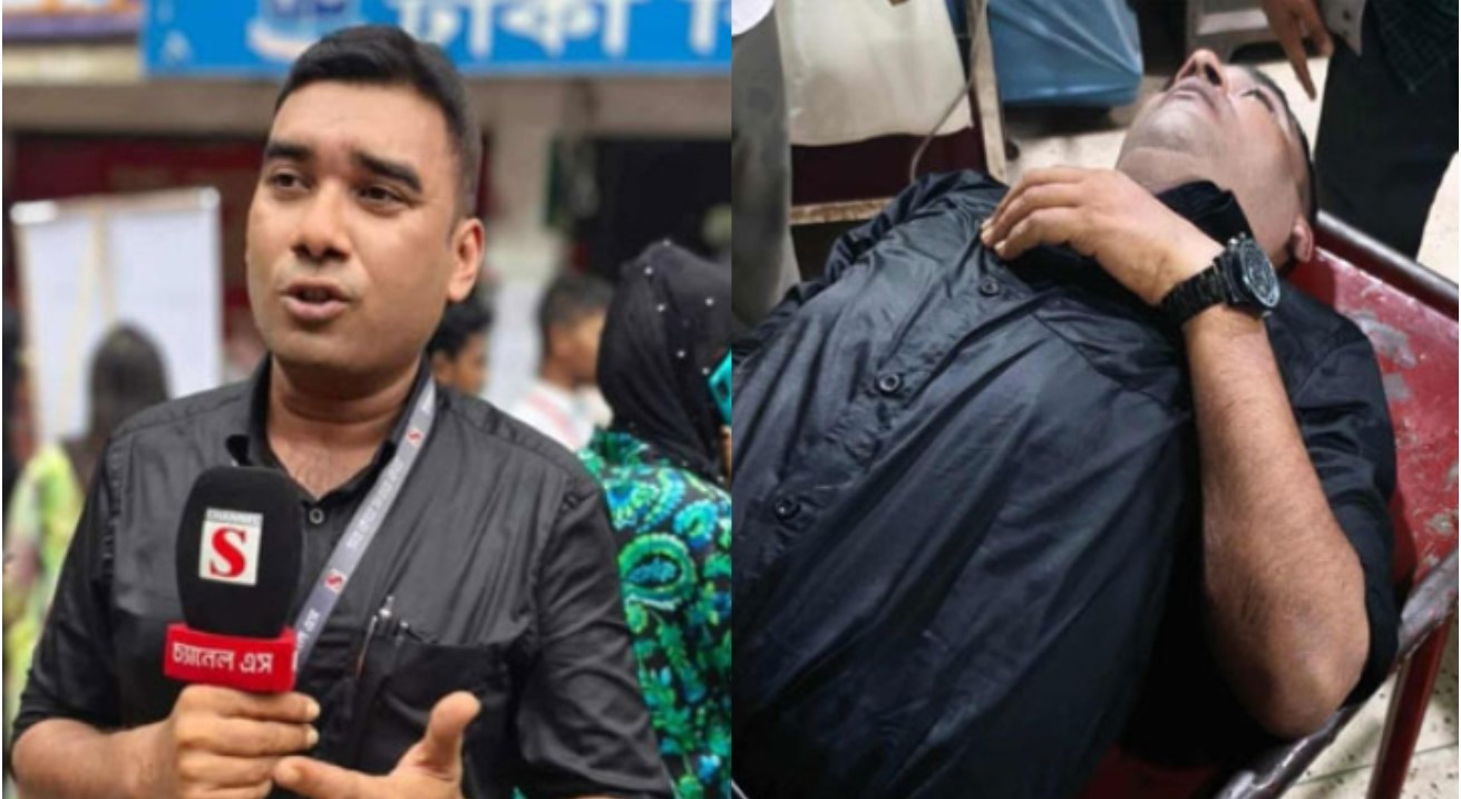 লাইভের পর সংবাদকর্মীর মৃত্যু, সহকর্মীকে হারিয়ে অশ্রুসিক্ত সাংবাদিকরা