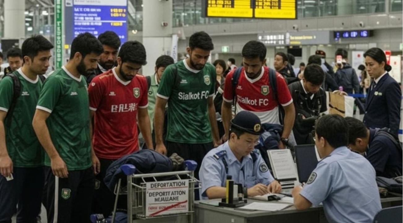 জাপানে ধরা পড়লো পাকিস্তানের ‘নকল ফুটবল দল’