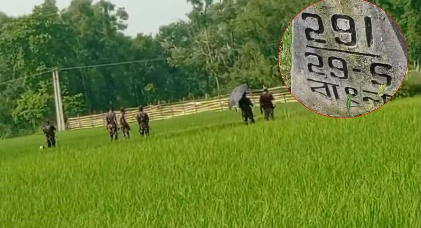 বিএসএফের বেড়া নির্মাণ, প্রতিবাদে বিজিবির পতাকা বৈঠক