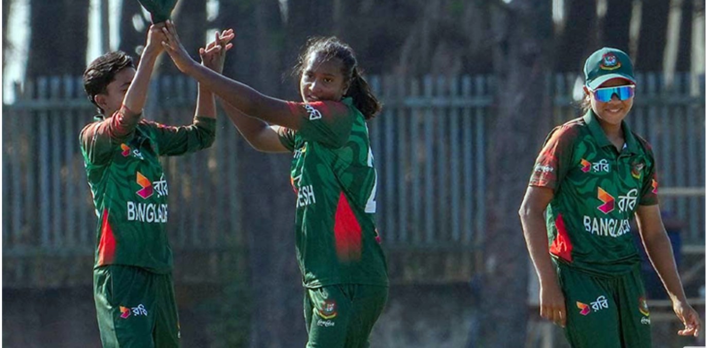 পাকিস্তান দলকে হারিয়ে সমতায় বাংলাদেশ অনূর্ধ্ব-১৯ নারী দল