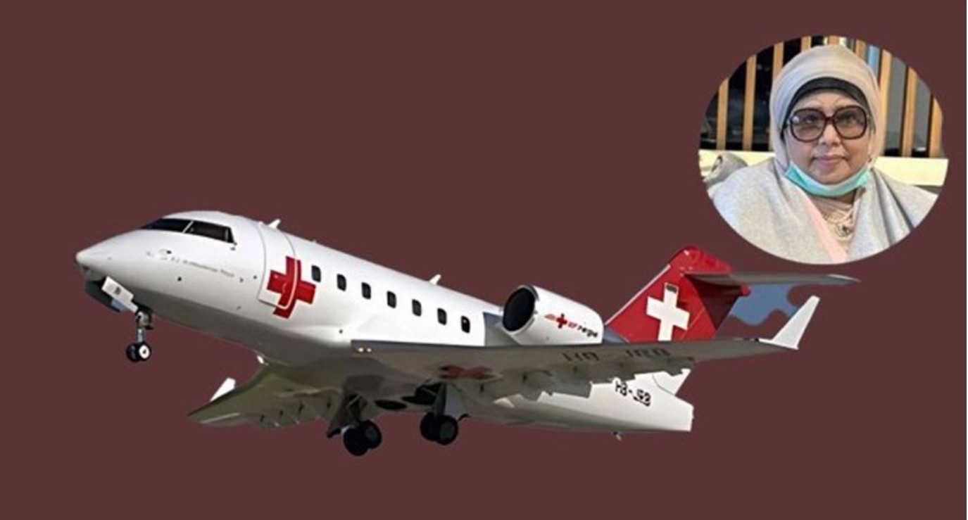 খালেদা জিয়ার জন্য মঙ্গলবার আসছে এয়ার অ্যাম্বুলেন্স