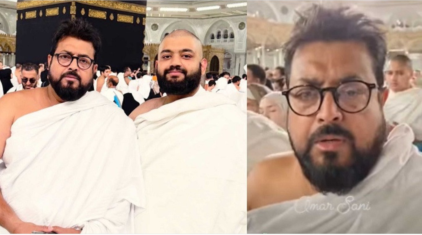 ওমরাহ-তে ছেলের সঙ্গে দেখা ২ বছর পর, কাঁদলেন ওমর সানী