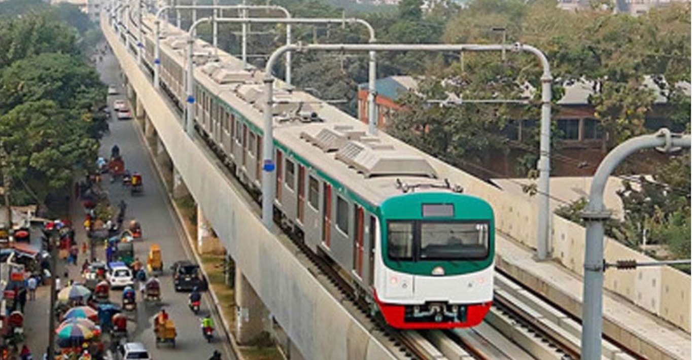 মেট্রোরেলের সেবার ওপর ভ্যাট অব্যাহতির সময় আরও বাড়লো ৬ মাস