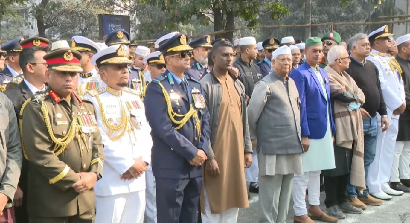 বেগম খালেদা জিয়ার জানাজায় প্রধান উপদেষ্টা