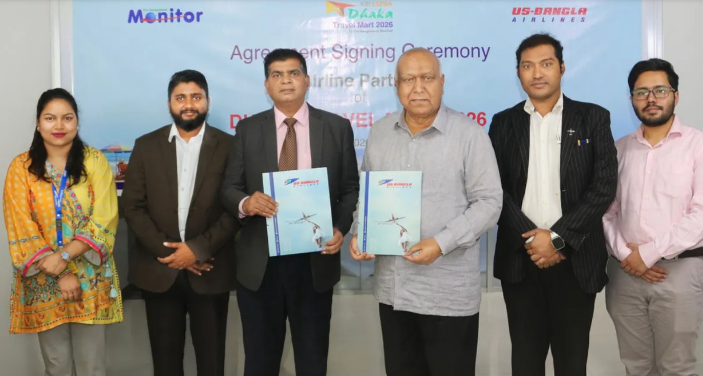 ইউএস-বাংলা এয়ারলাইন্স ঢাকা ট্রাভেল মার্টের অফিসিয়াল পার্টনার