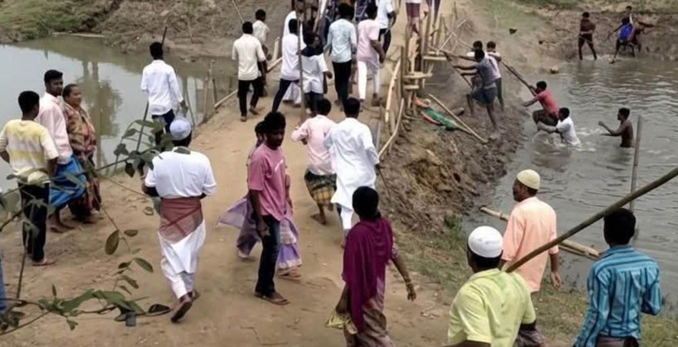 ‎সুনামগঞ্জের জামালগঞ্জ পাগনার হাওড়ে বাঁধ কাটা নিয়ে দুপক্ষের সংঘর্ষ, আহত ১২