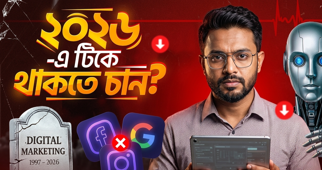 ডিজিটাল মার্কেটিংয়ে ক্যারিয়ার: ২০২৬ সালে টিকে থাকতে হলে যা জানতে হবে