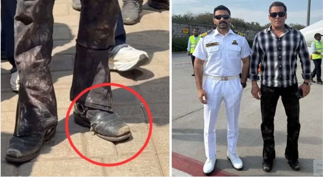 আলোচনায় সালমানের ছেঁড়া জুতা, দাম প্রায় ২ লাখ টাকা!