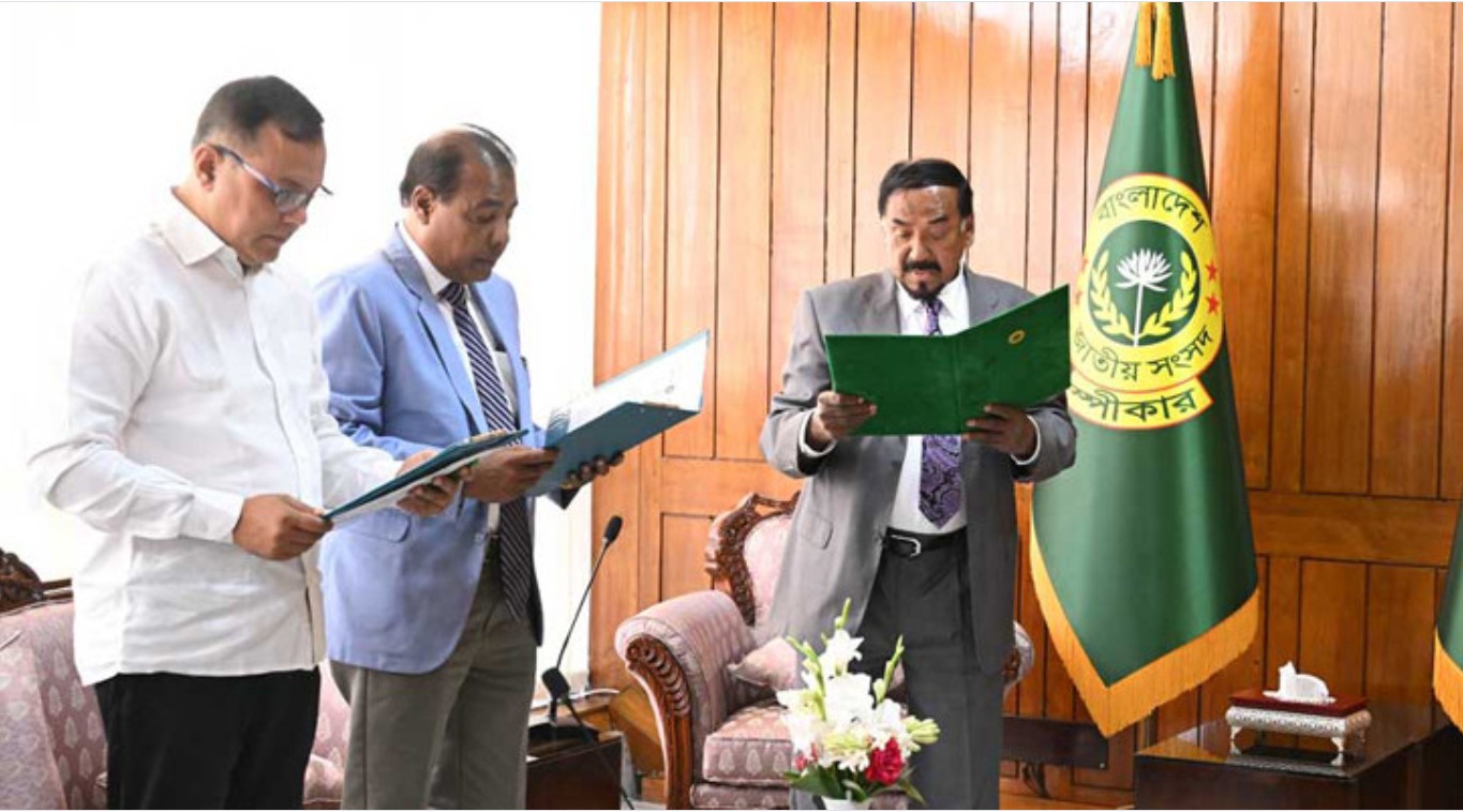 নবনির্বাচিত দুই সংসদ সদস্য শপথ নিলেন