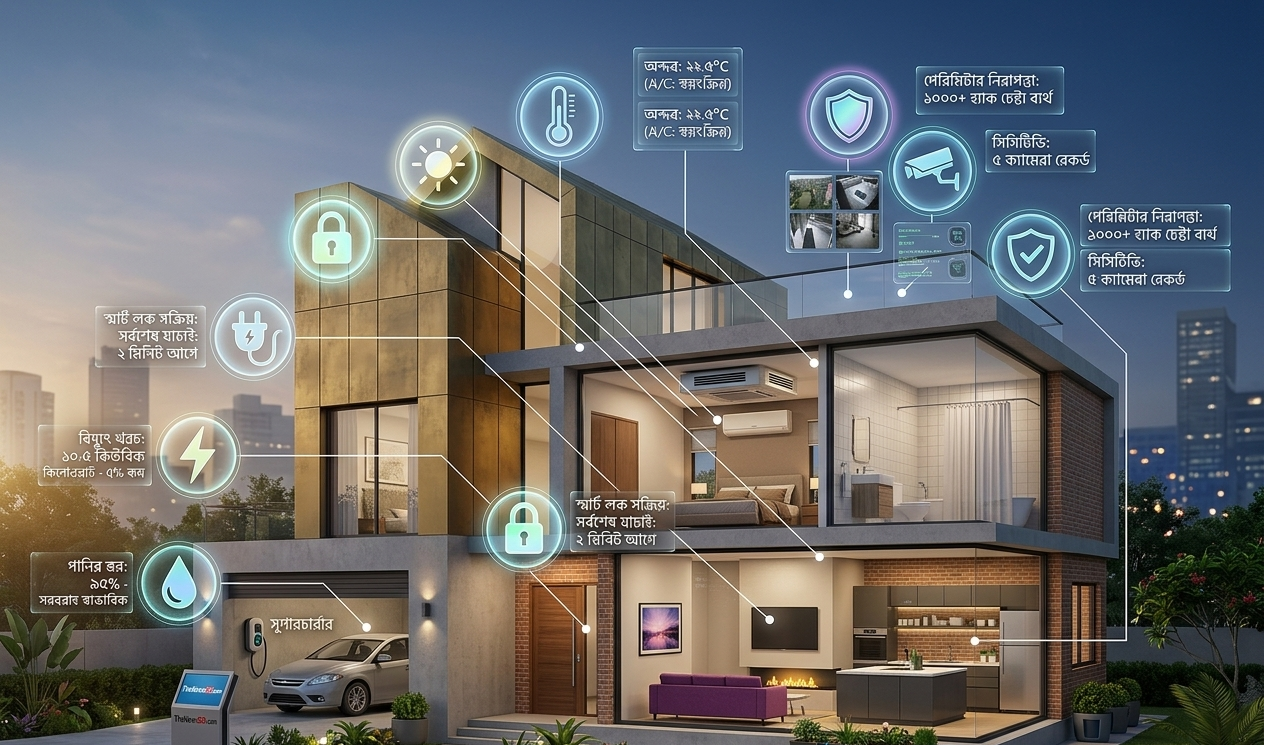 ২০২৬ সালে বাংলাদেশে স্মার্ট হোম বিপ্লব: আপনার ঘর কি হ্যাকিংয়ের ঝুঁকিতে?